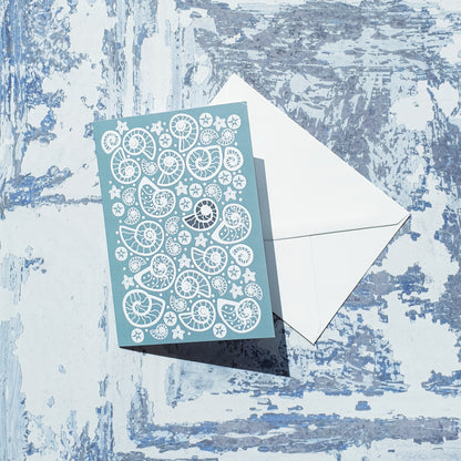 Fossil Beach Notelet Cards