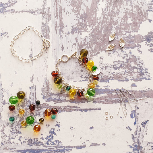 Autumn Leaves Charm Bracelet Kit
