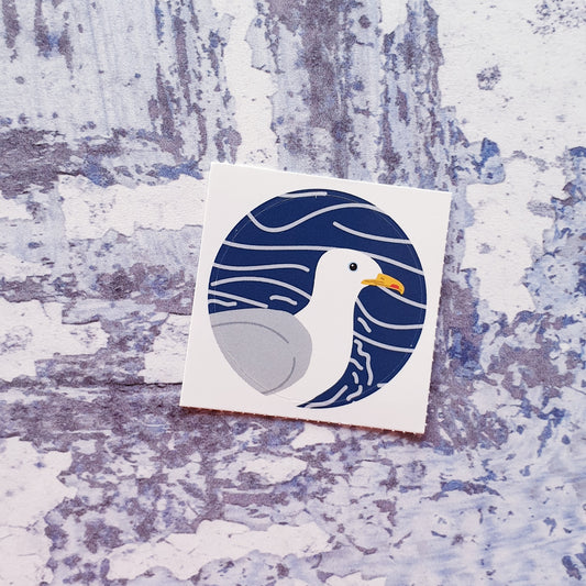 Herring Gull 38mm Vinyl Sticker