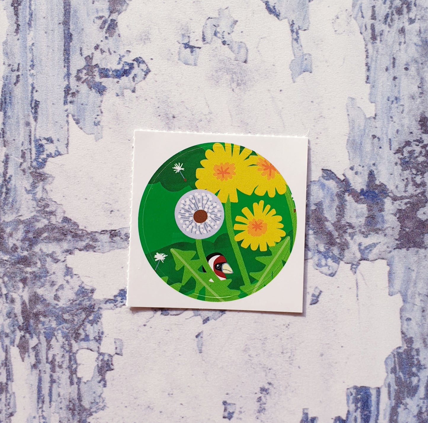 Dandelion Love 38mm Vinyl Sticker