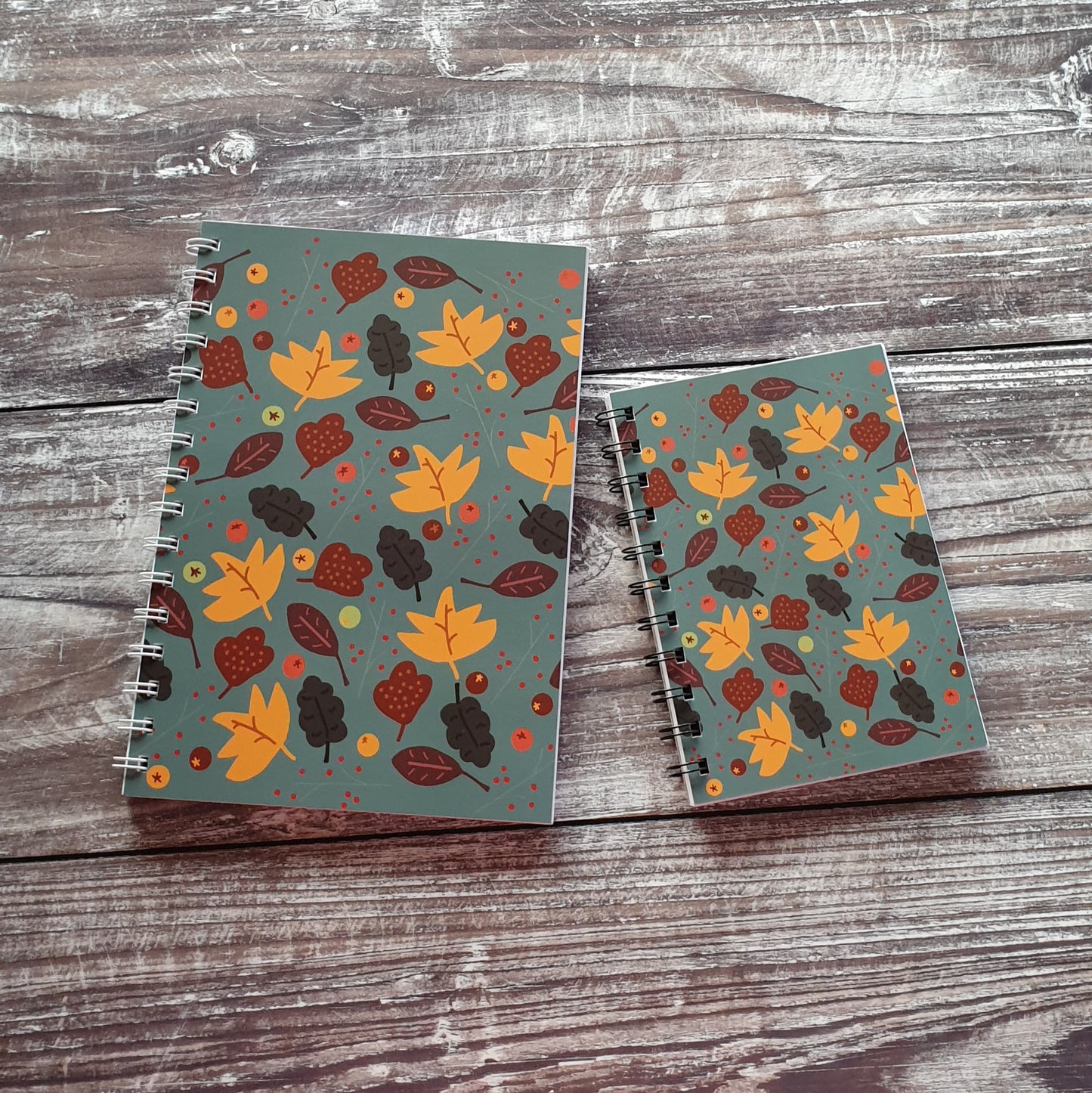 Leaf Love - Teal Notebooks
