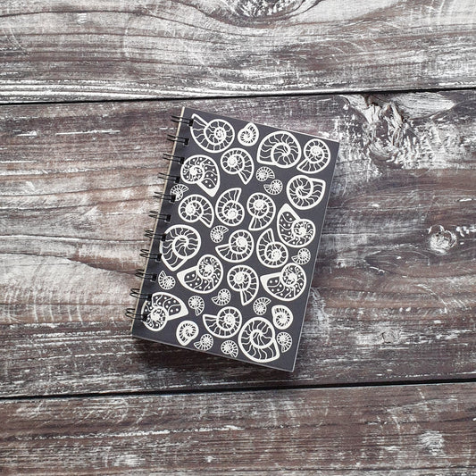 Ammonite - Steel Grey Notebooks