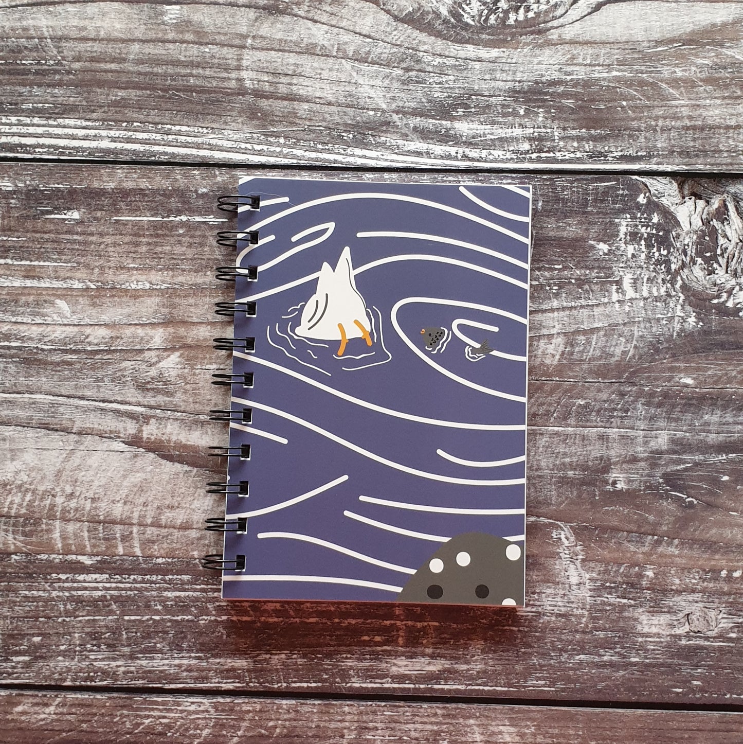 Seagull and Fish Notebooks