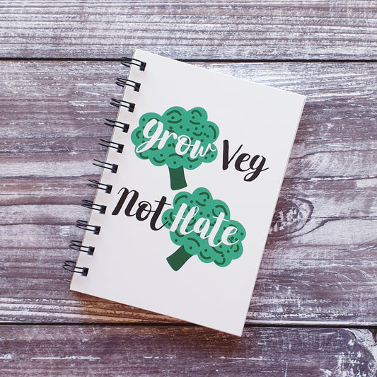 Grow Veg Not Hate Notebook