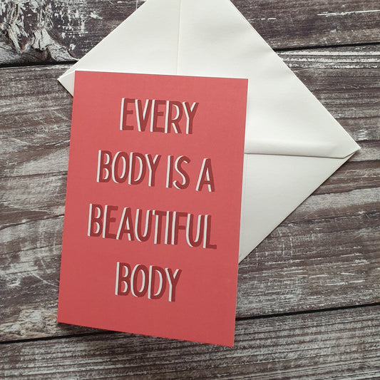 Body Beautiful Greeting Card