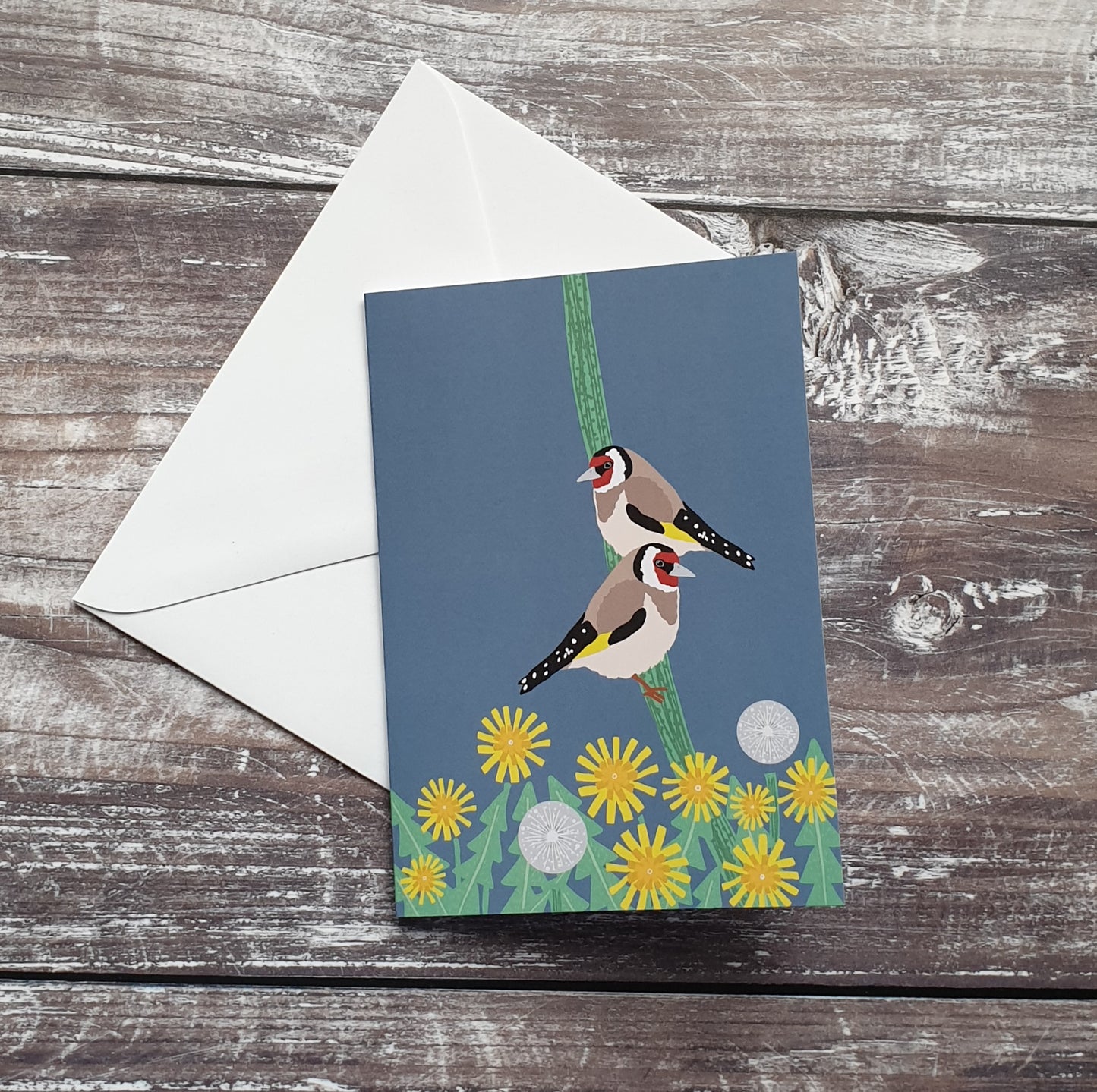 Goldfinches Notelet Greeting Card