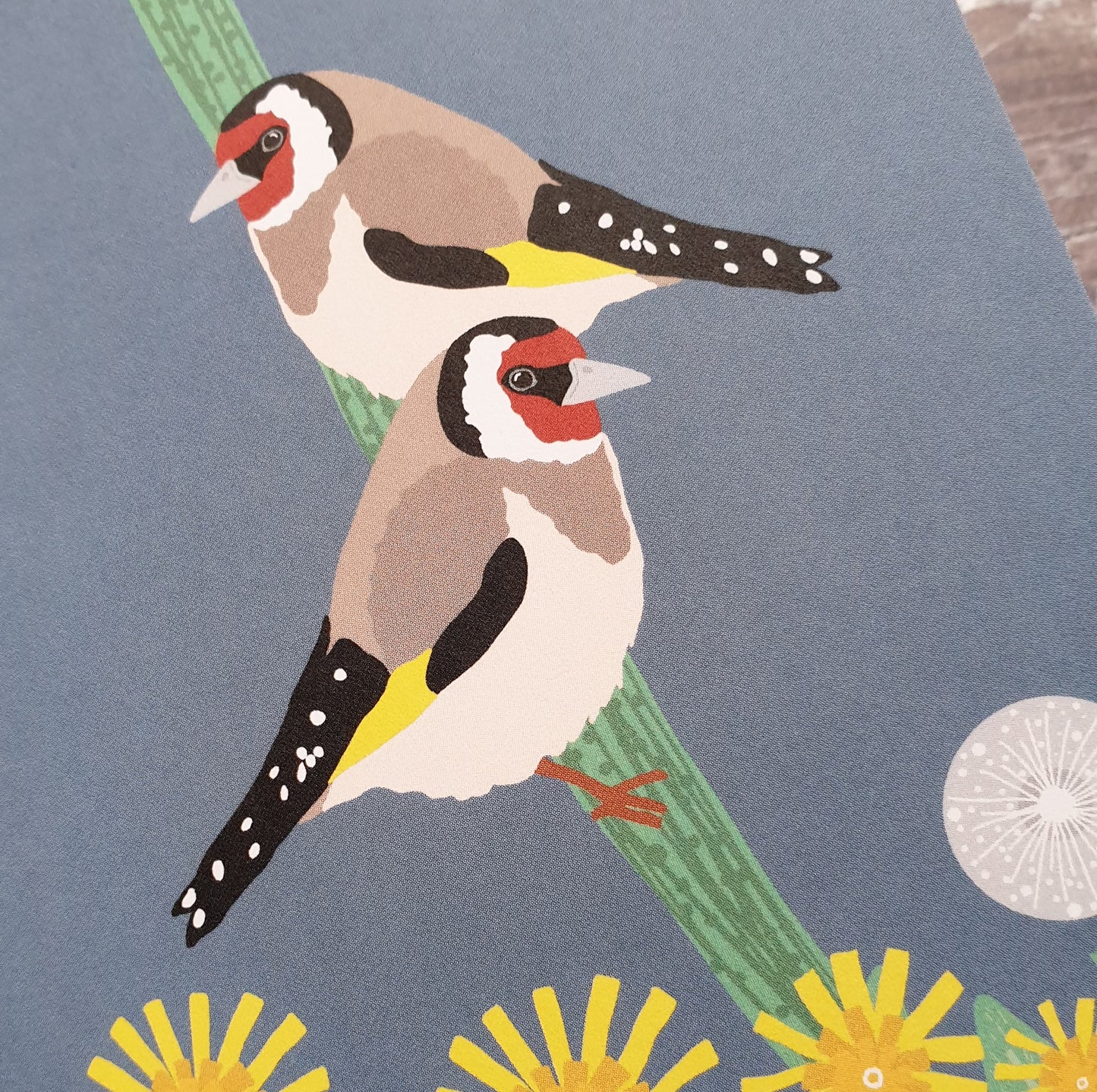 Goldfinches Notelet Greeting Card