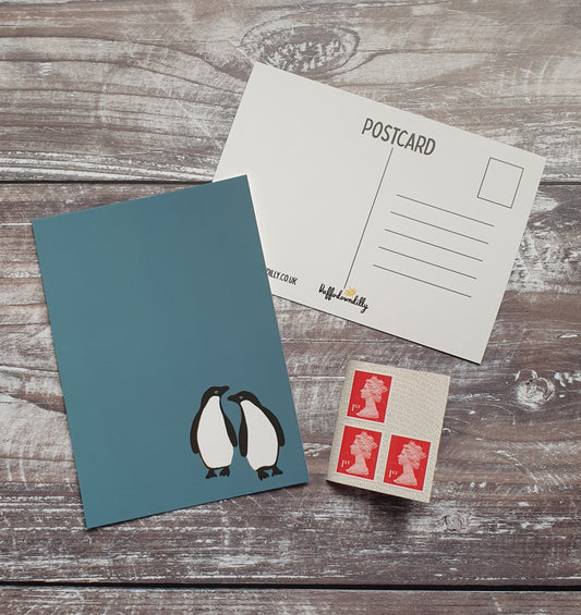 Adelie Penguins  Postcard