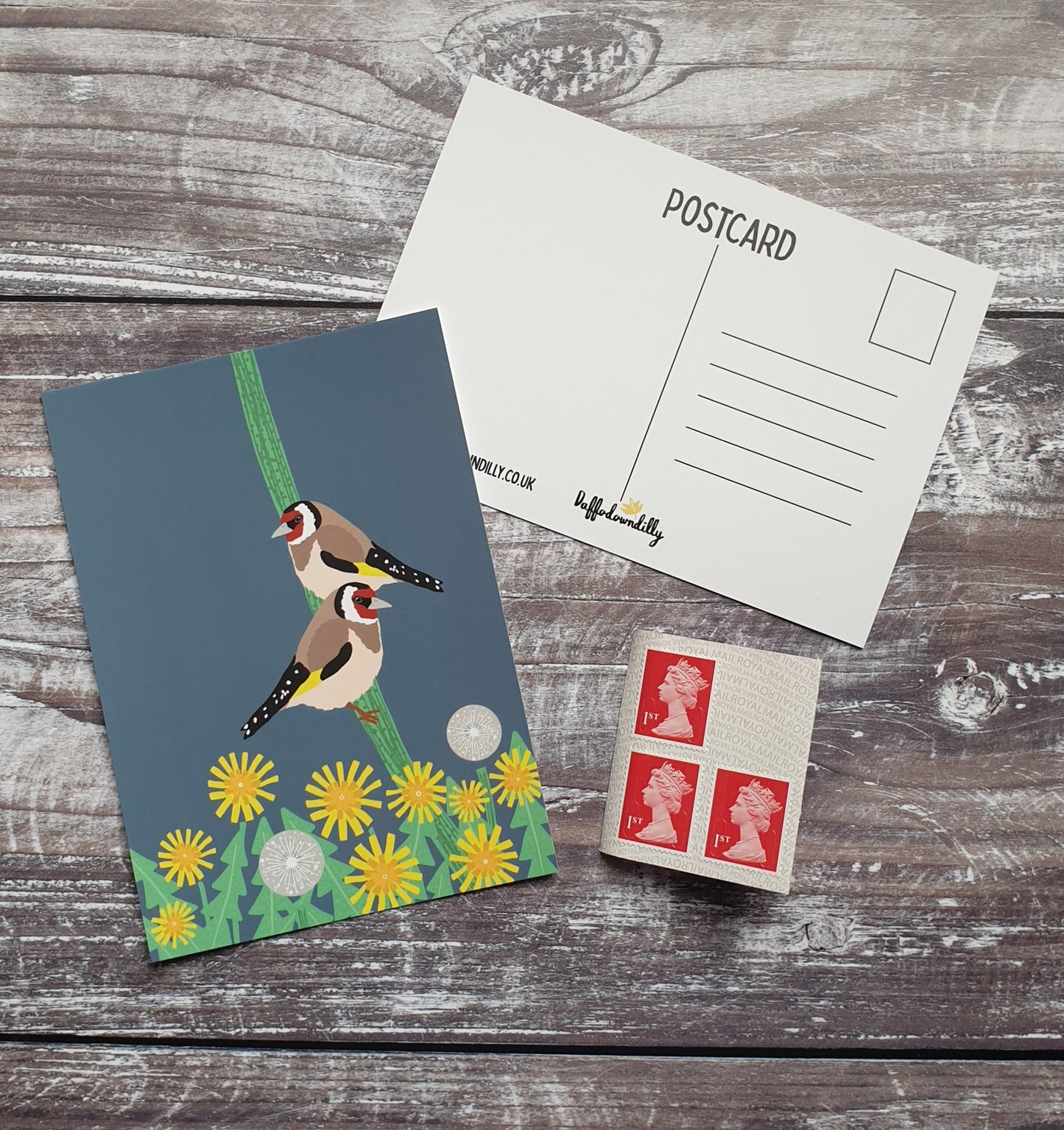 Goldfinches Postcard