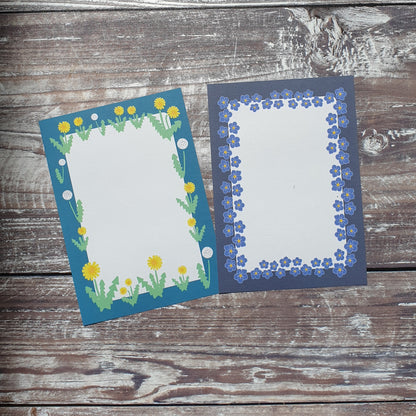 Wildflowers Gift Note - Set of 4