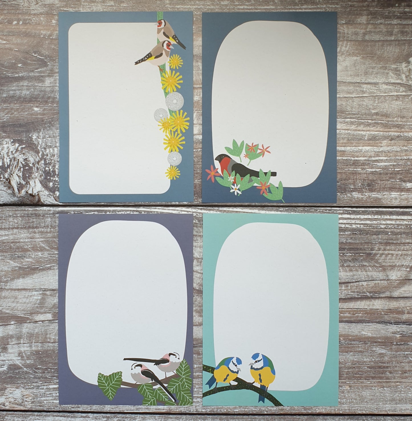 Songbirds Gift Note - Set of 4
