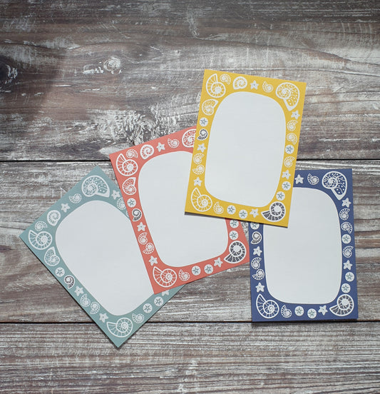 Fossil Beach Gift Note - Set of 4