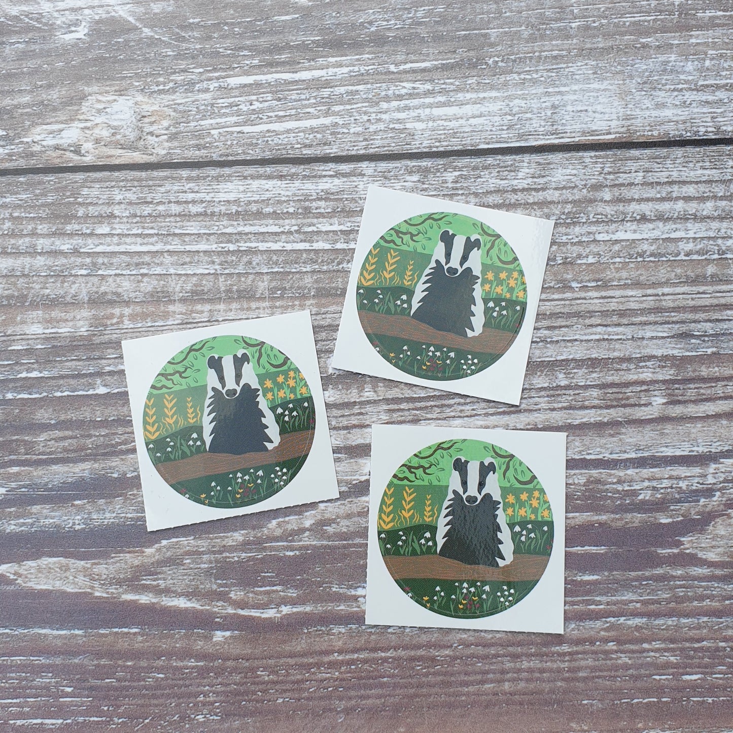 Badger 38mm Vinyl Sticker