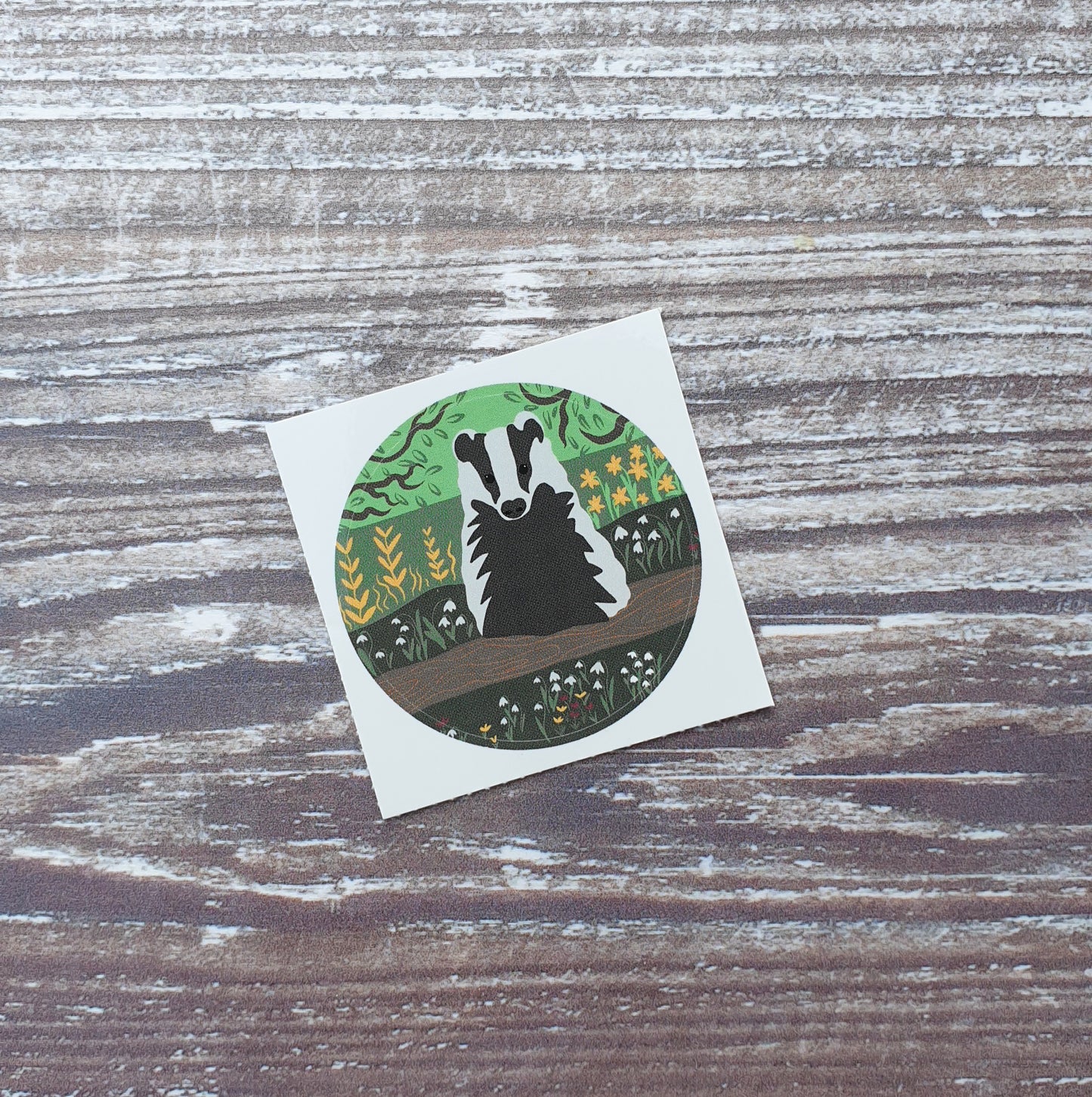 Badger 38mm Vinyl Sticker