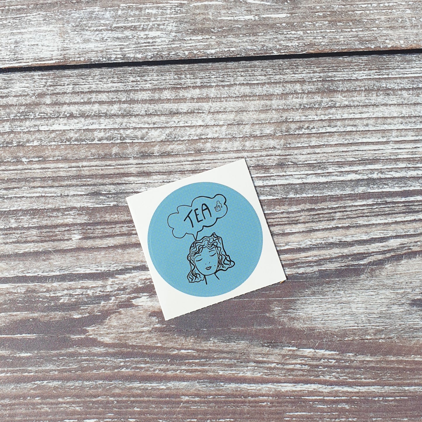 Dreaming of Tea 38mm Vinyl Sticker