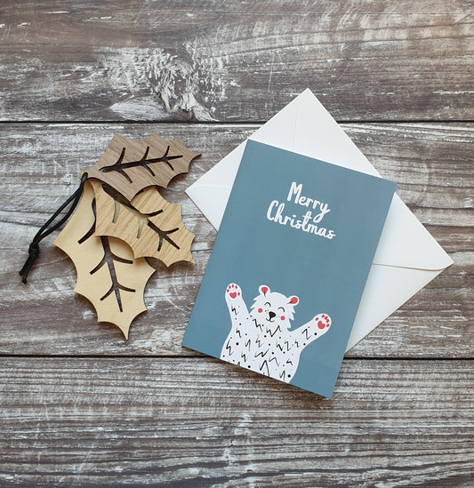 Polar Bear Christmas Card