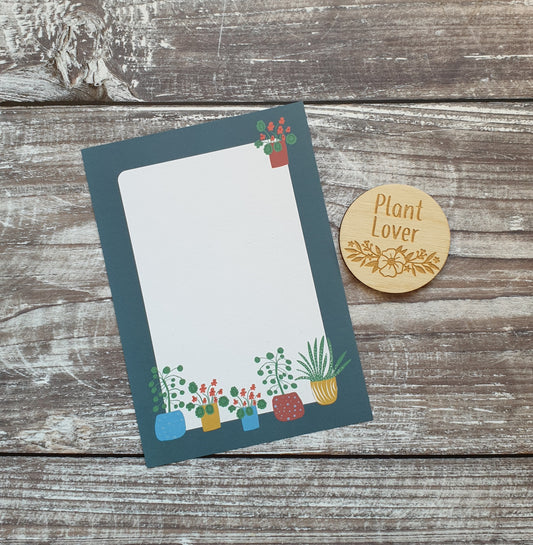 Houseplants Gift Note - Set of 4