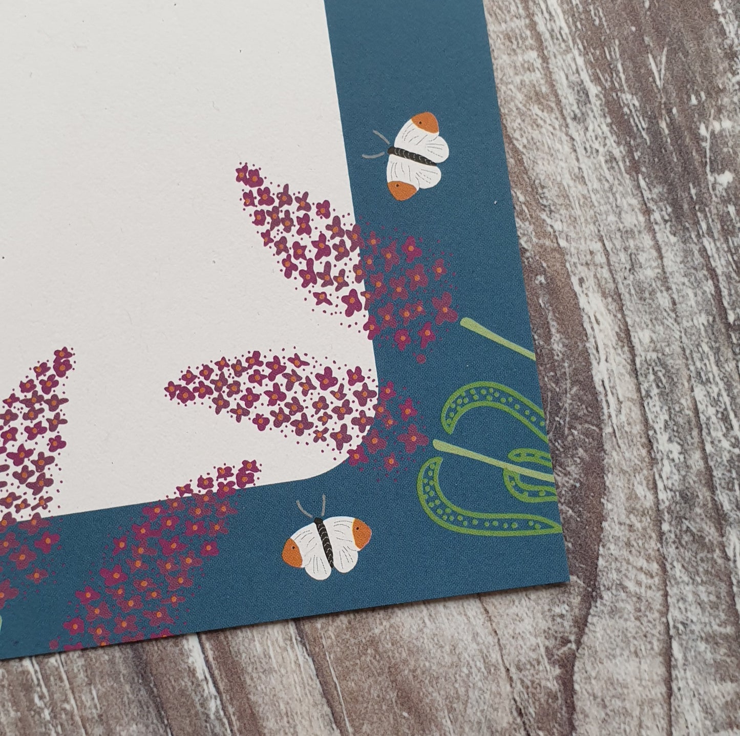 Buddleia and Daisy Writing Paper Set