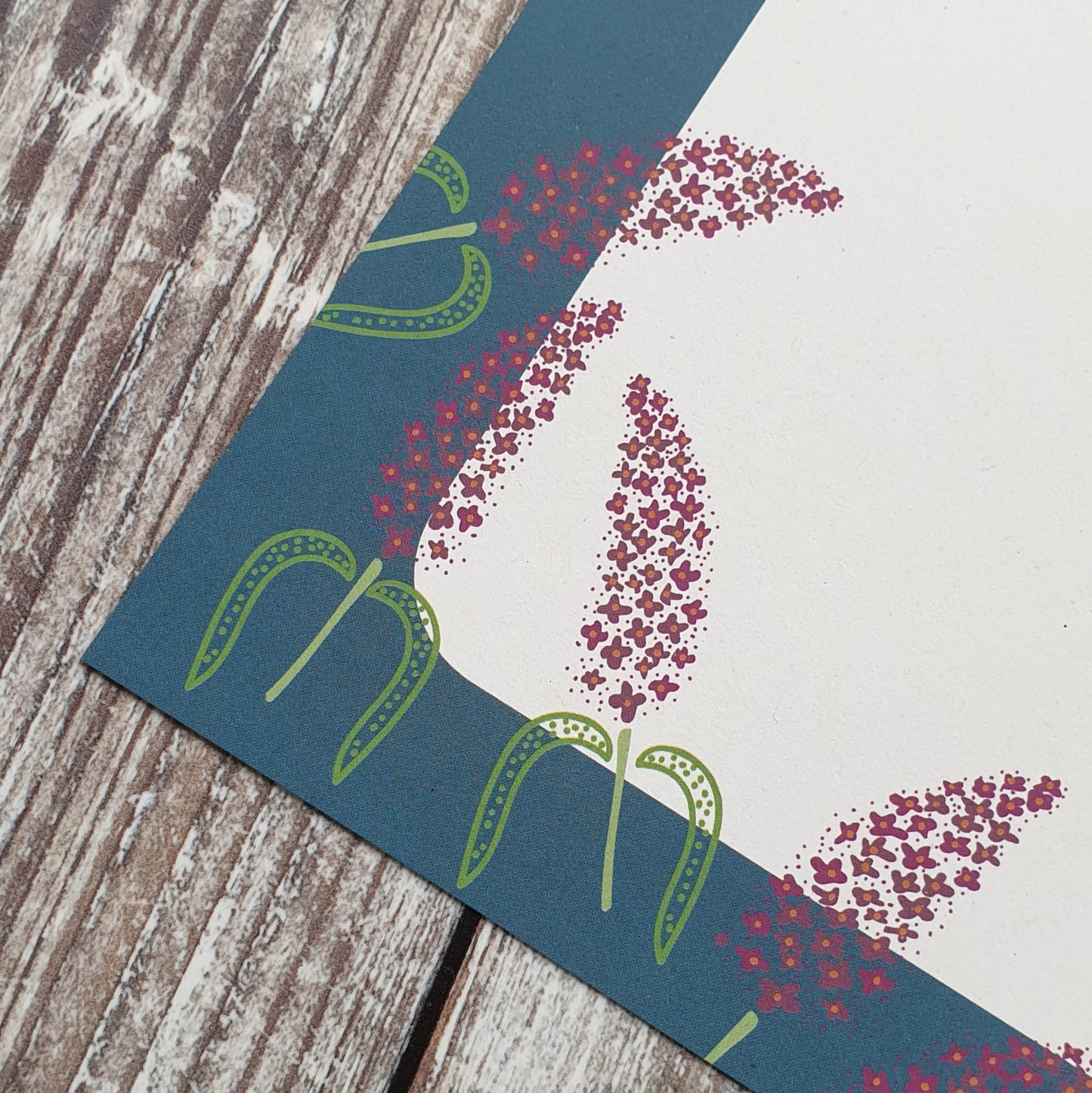 Buddleia and Daisy Writing Paper Set