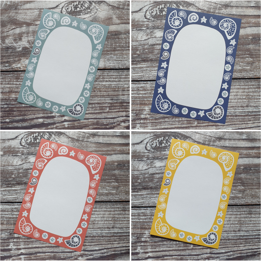 Fossil Beach Gift Note - Set of 4