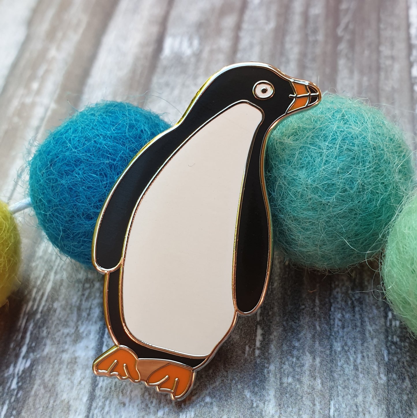 Adelie Penguin hard enamel brooch