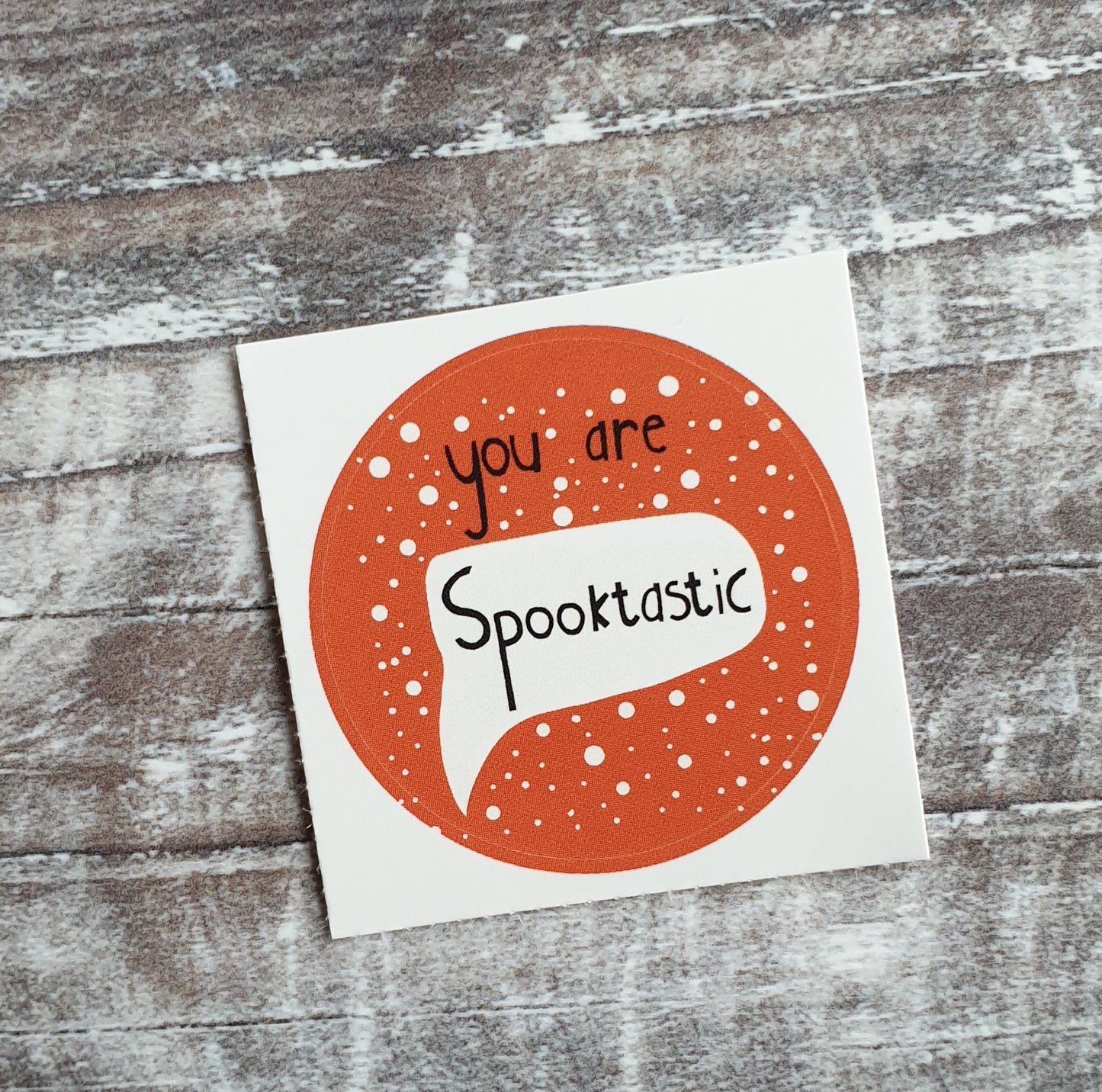 Spooktastic 38mm Vinyl Sticker