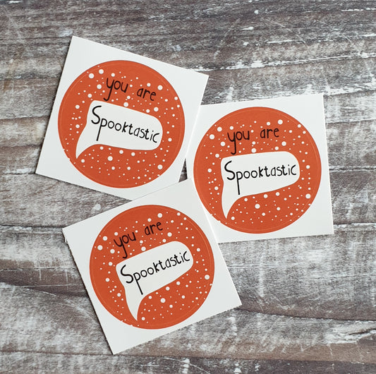 Spooktastic 38mm Vinyl Sticker