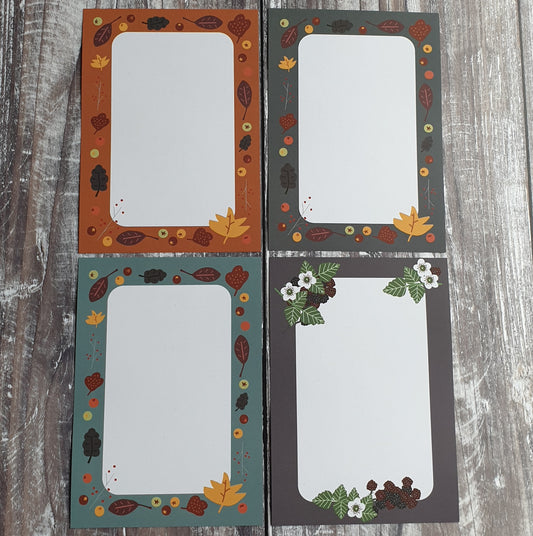 Autumn Gift Notes - Set of 4