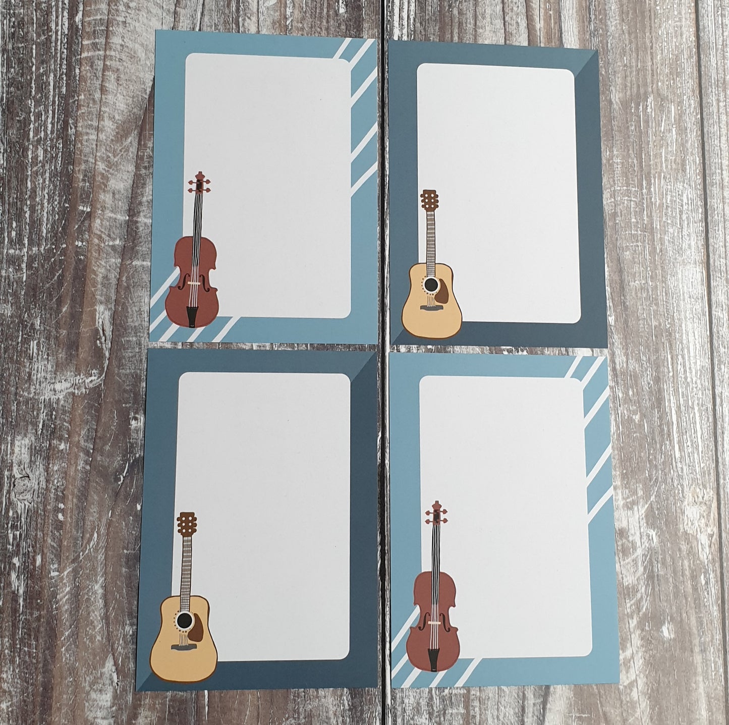 Music Gift Note - Set of 4