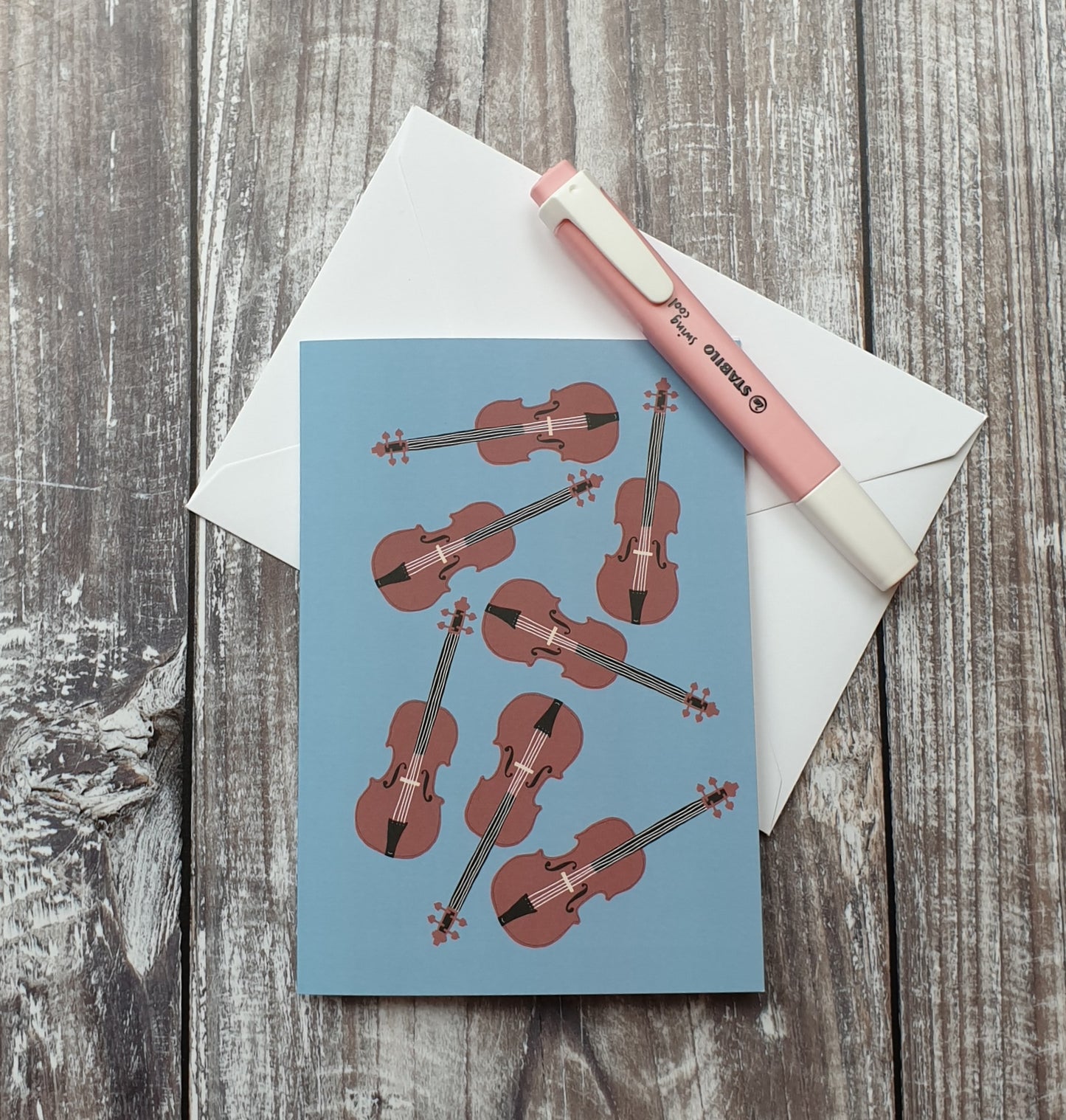 Massed Violins Greeting Card