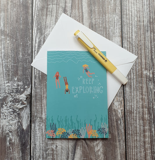 Keep Exploring Greeting Card