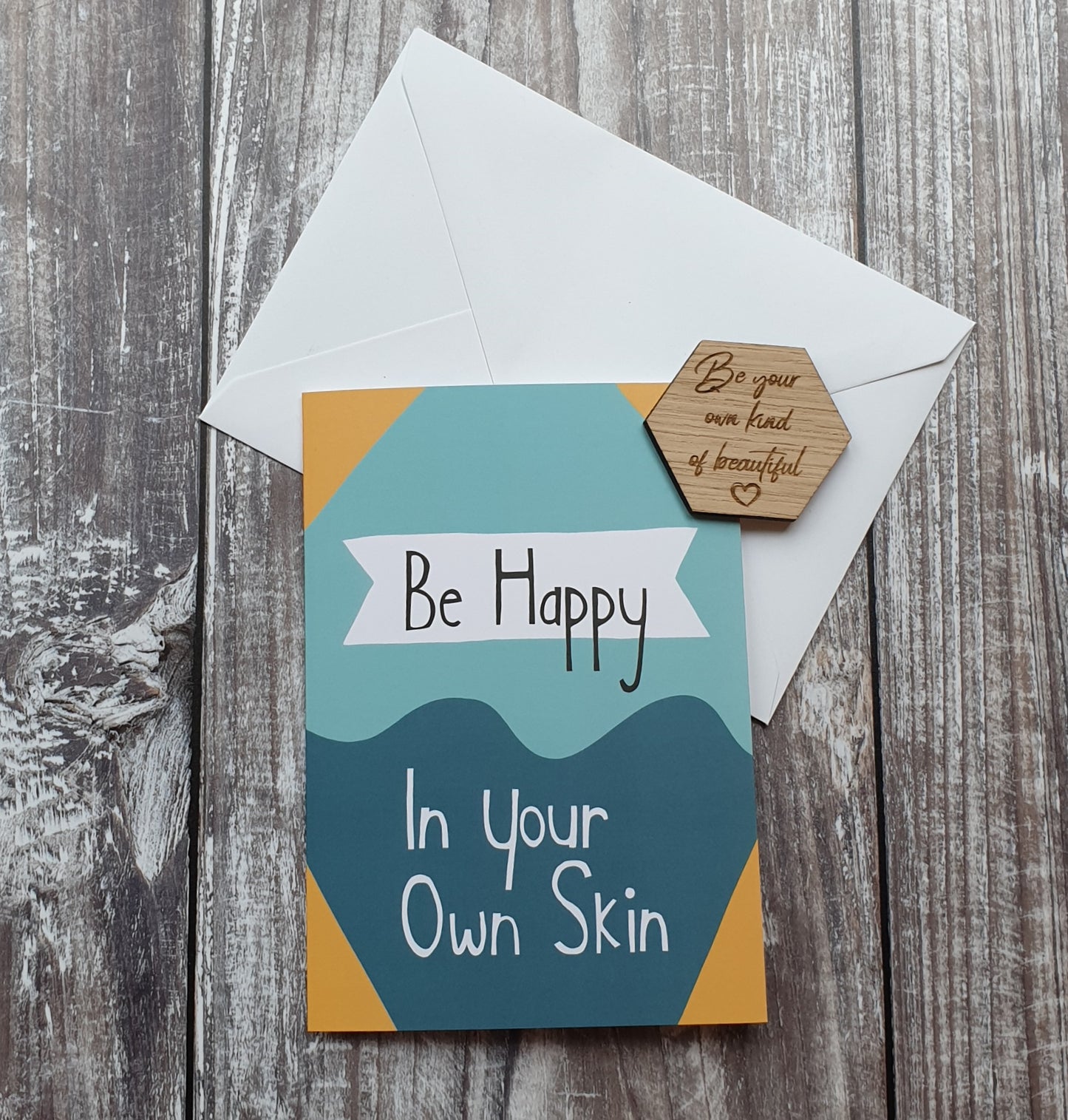 Be Happy in your Own Skin Greeting Card