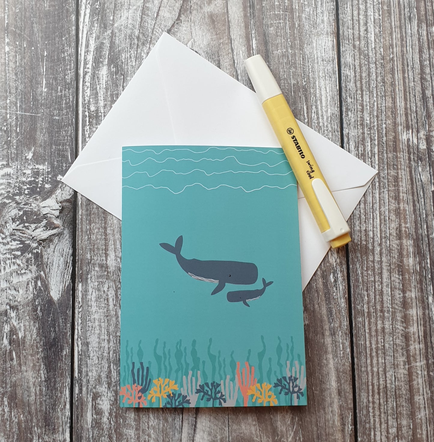 Whale Greeting Card