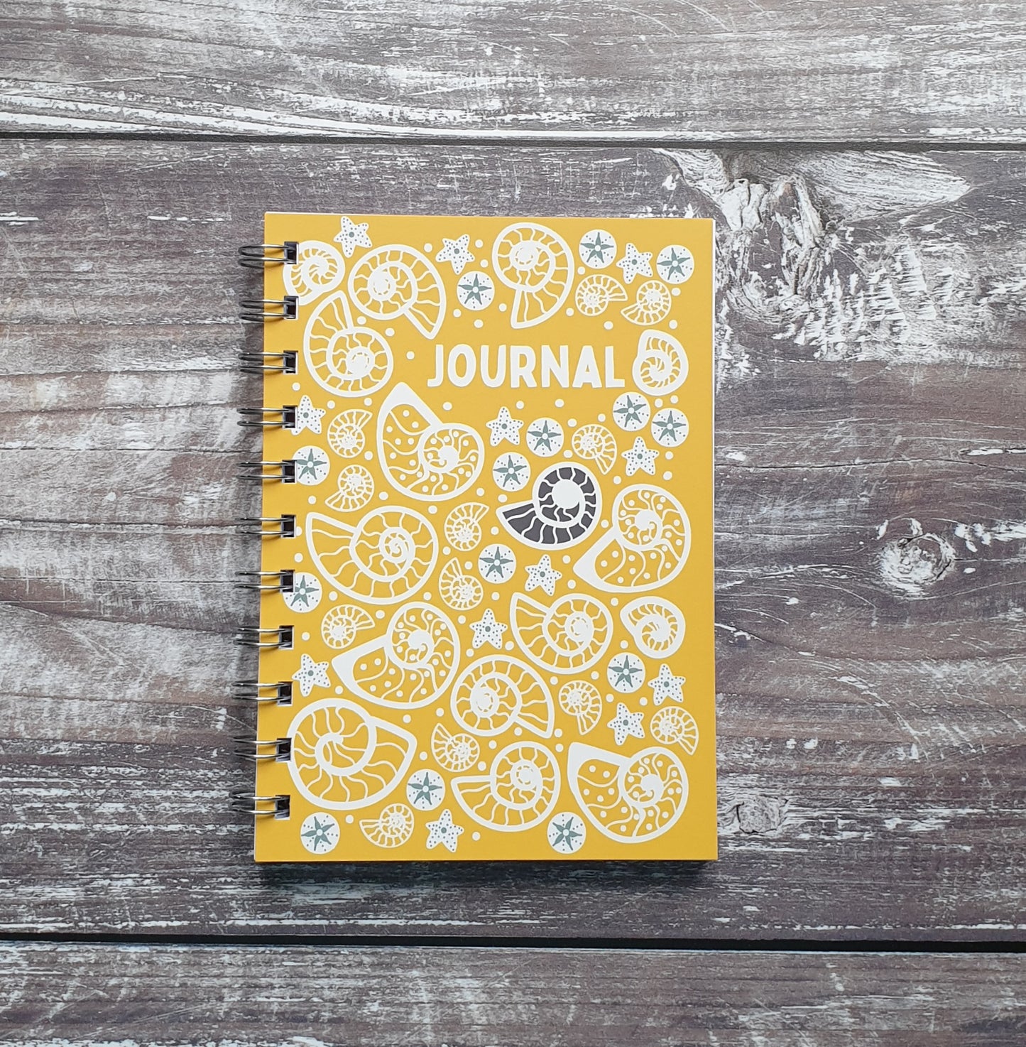 Fossil Beach Journal - Yellow Notebooks