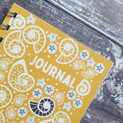 Fossil Beach Journal - Yellow Notebooks