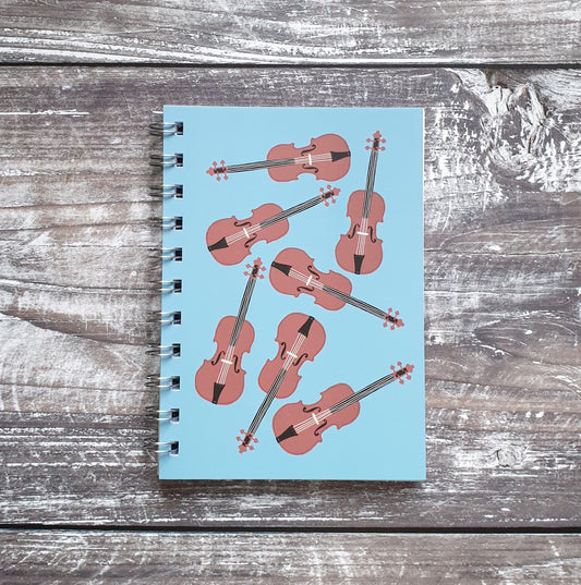 Massed Violins A6 Notebook