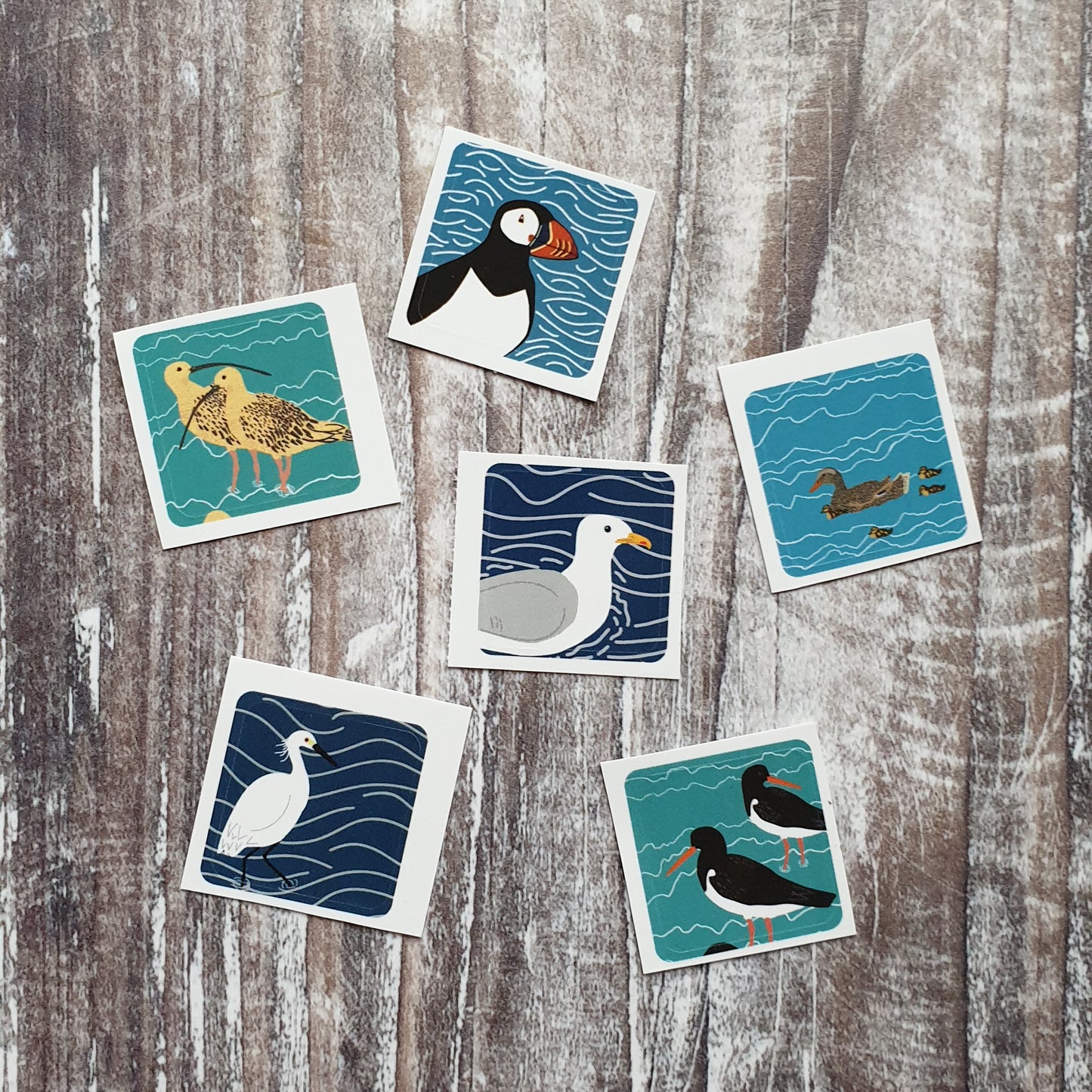 Waterbirds Envelope Sticker Sets