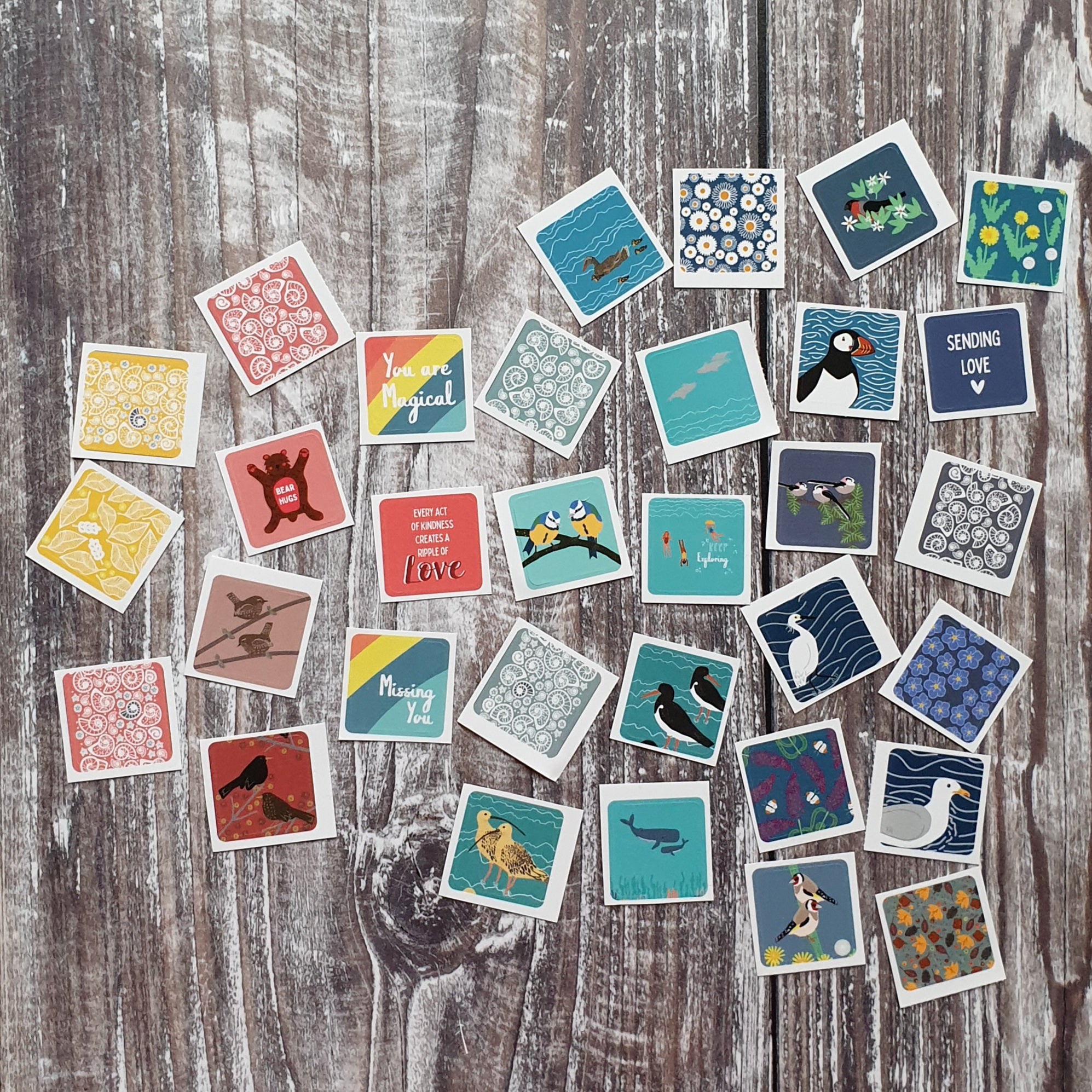 Complete Envelope Sticker Set - 36 stickers – Daffodowndilly