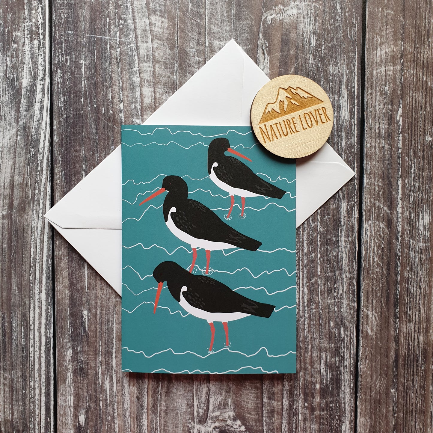 Oystercatchers Greeting Card