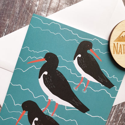 Oystercatchers Greeting Card