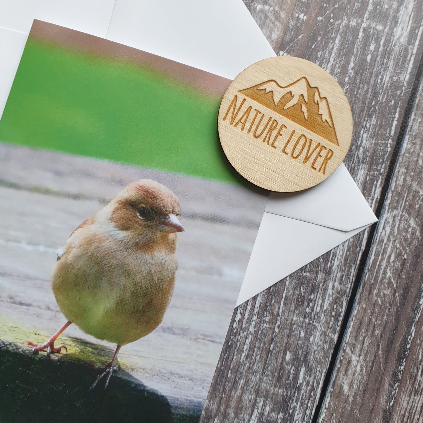 Chaffinch Photographic Greeting Card