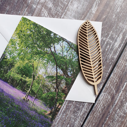 Bluebell Woodland Photographic Greeting Card