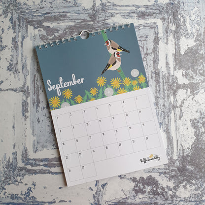 Bird Lover's Birthday Calendar