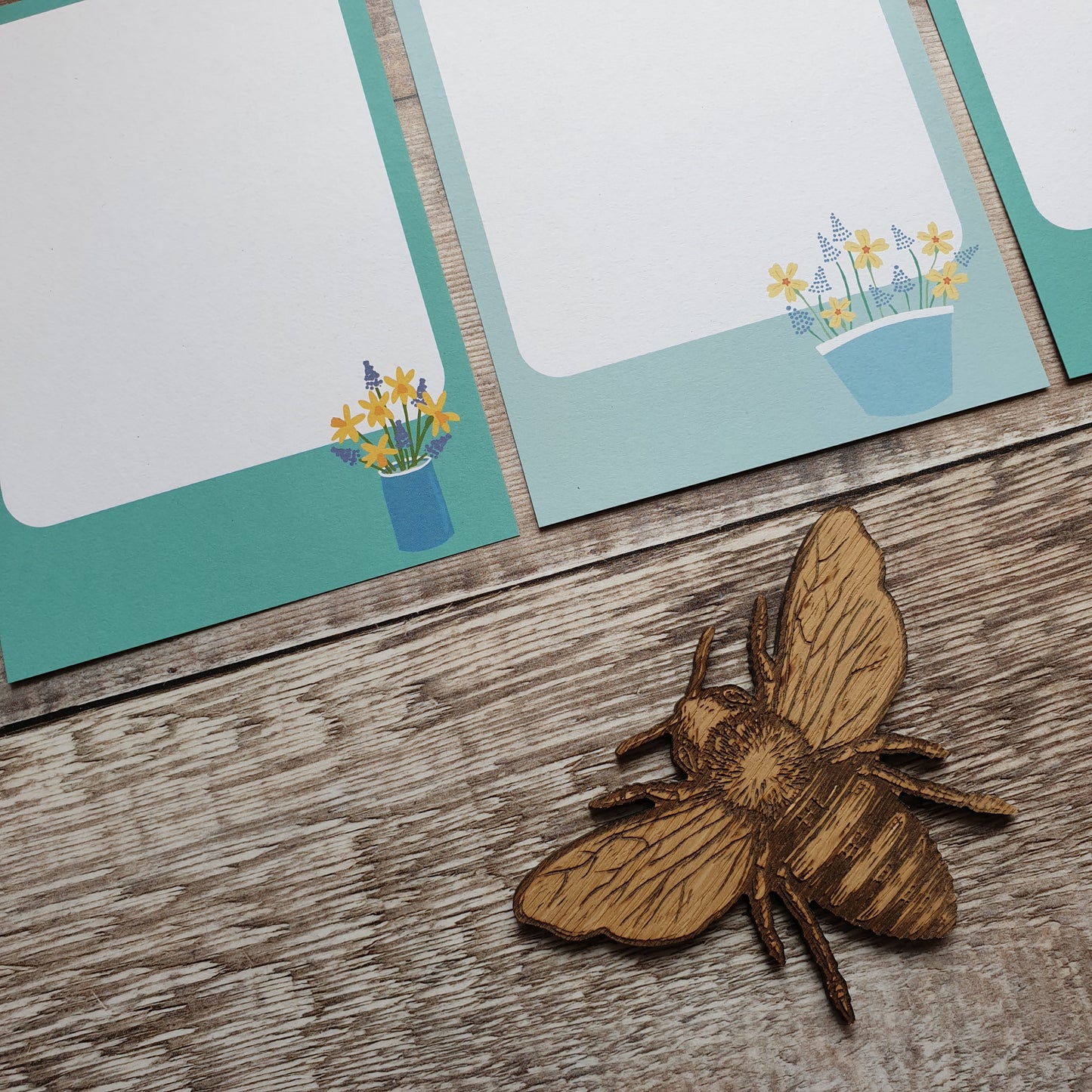 Spring Flowers Gift Notes - Set of 4
