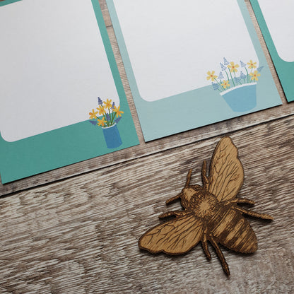Spring Flowers Gift Notes - Set of 4