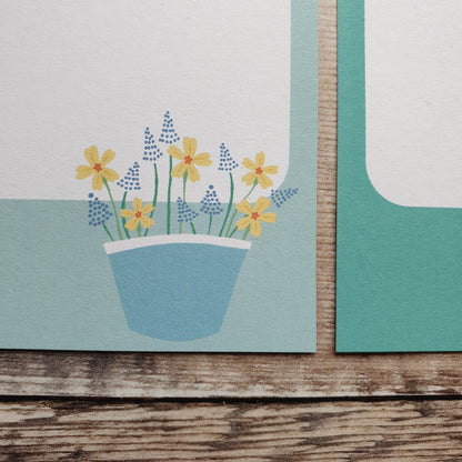 Spring Flowers Gift Notes - Set of 4