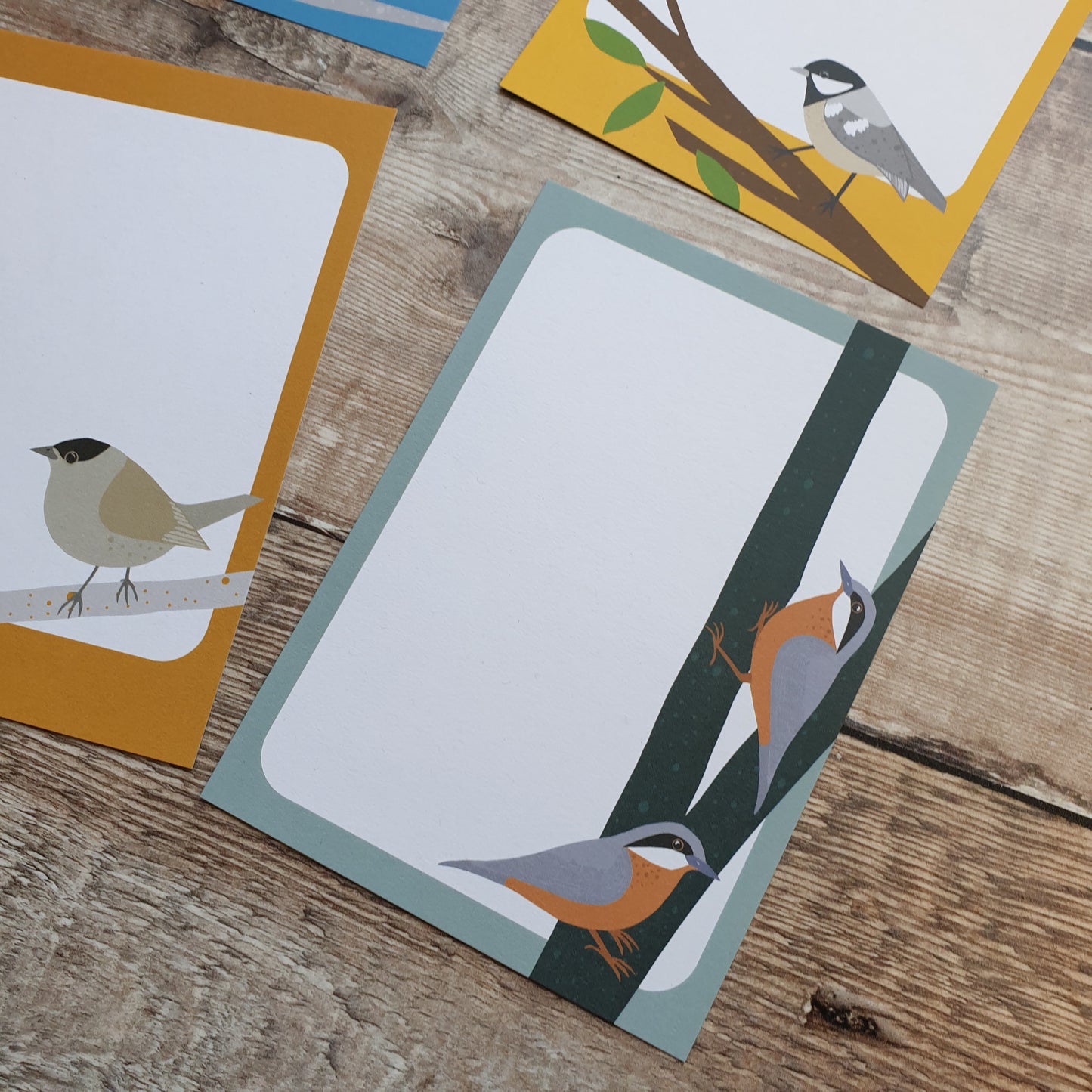 Garden Birds Gift Notes - Set of 4
