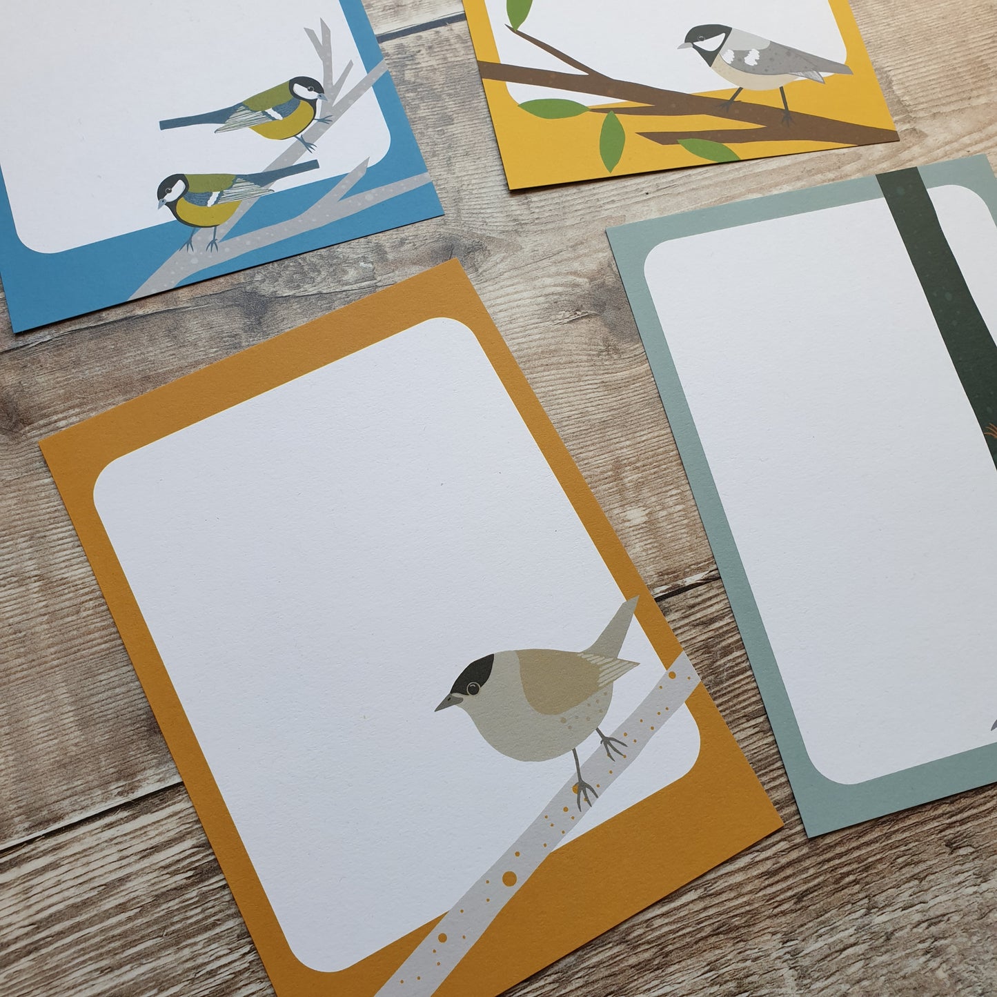Garden Birds Gift Notes - Set of 4