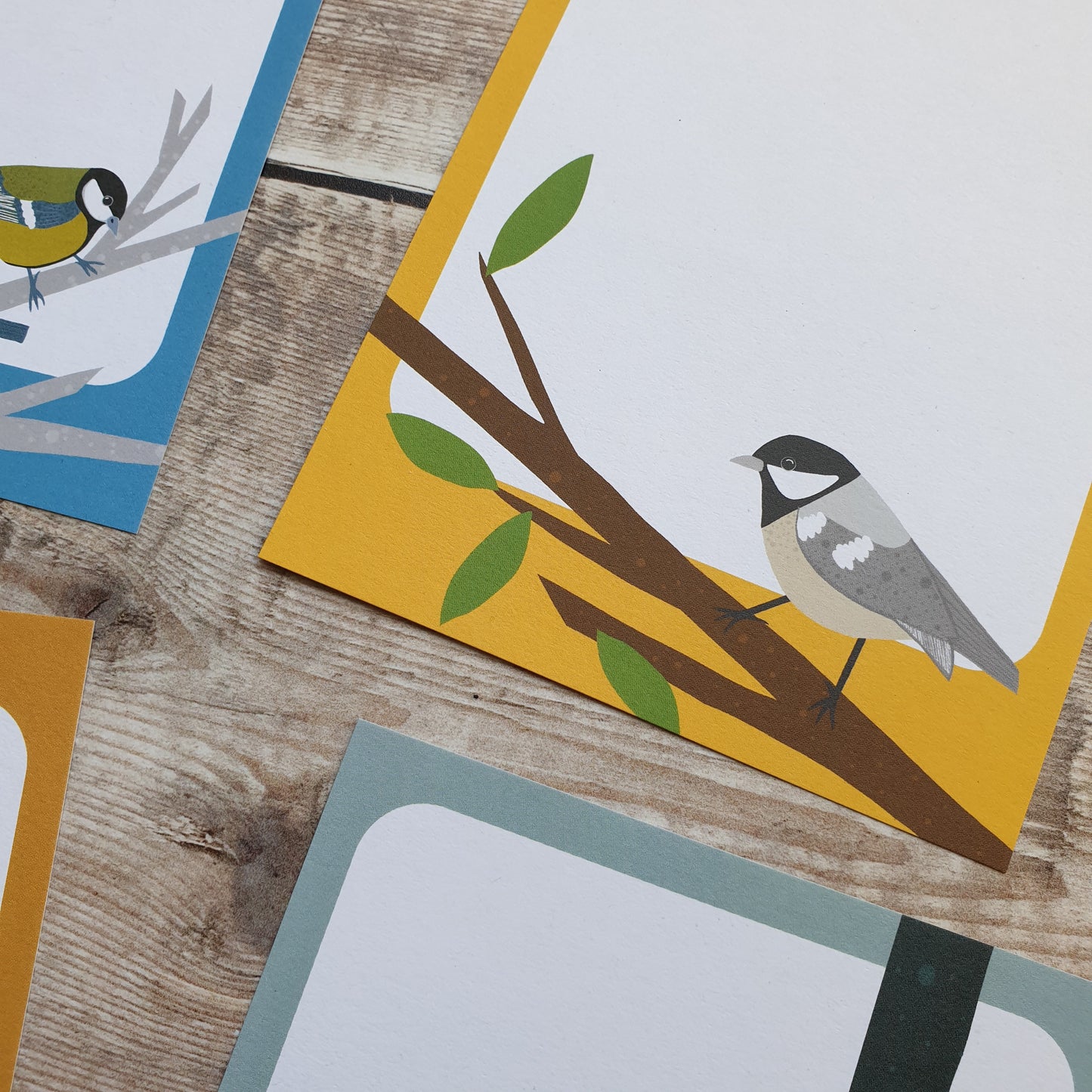 Garden Birds Gift Notes - Set of 4
