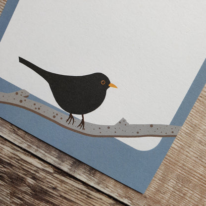 Robin and Blackbird Gift Notes - Set of 4